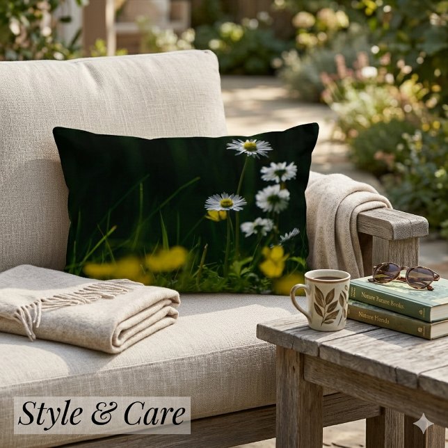 Daisy Dream: Mooie Bloemrijke Natuur Accent Kussen (Daisy Dream Beautiful Floral Nature Accent Pillow)