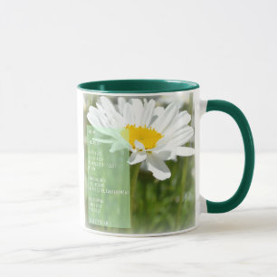 Daisy Dream Poem Coffee Cup Mok