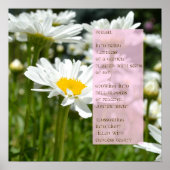 Daisy Dream Poem Poster (Voorkant)
