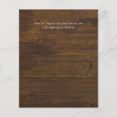 Daisy Dreams Elegant Script Budget Weduwen (Achterkant)