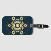 Daisy Dreams Mandala Bagagelabel (Voorkant (horizontaal))