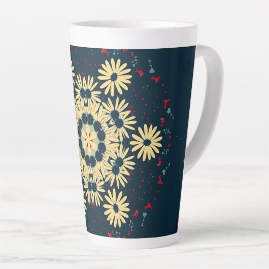 Daisy Dreams Mandala Latte Mok (Rechterhoek)