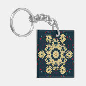 Daisy Dreams Mandala Sleutelhanger (Voorkant Links)