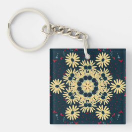 Daisy Dreams Mandala Sleutelhanger