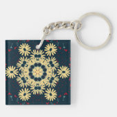 Daisy Dreams Mandala Sleutelhanger (Achterkant)