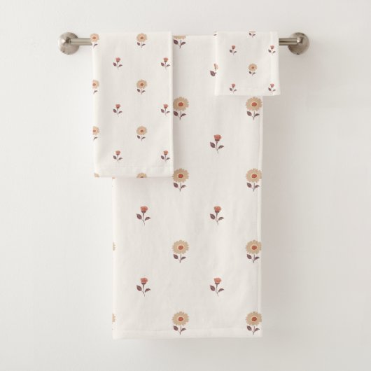 Daisy Dreams Warm Neutraal Bad Handdoek (Insitu)