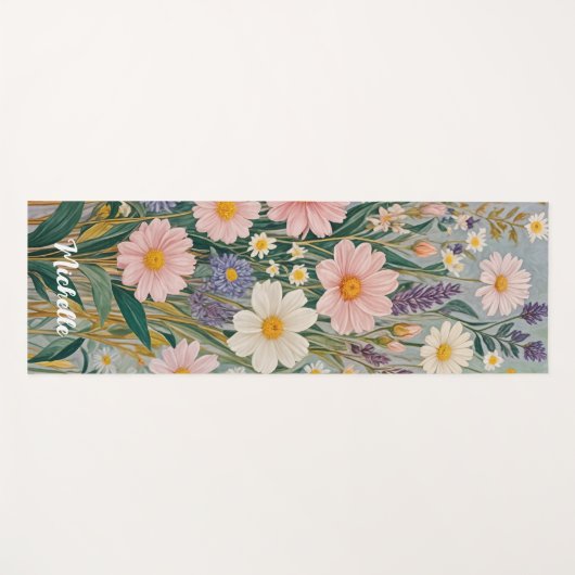 Daisy Dreamscape gepersonaliseerd Yogamat (Voorkant (horizontaal))