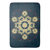 Daisy Dromen Mandala Badmat (Voorkant Verticaal)