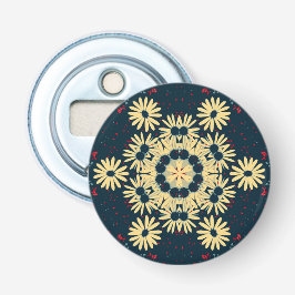 Daisy Dromen Mandala Button Flesopener