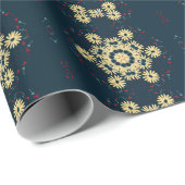 Daisy Dromen Mandala Cadeaupapier (Rol Hoek)