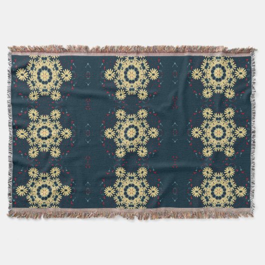Daisy Dromen Mandala Deken (Voorkant)