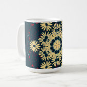 Daisy Dromen Mandala Koffiemok (Voorkant links)