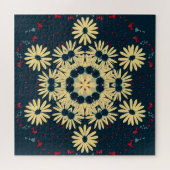 Daisy Dromen Mandala Legpuzzel (Horizontaal)