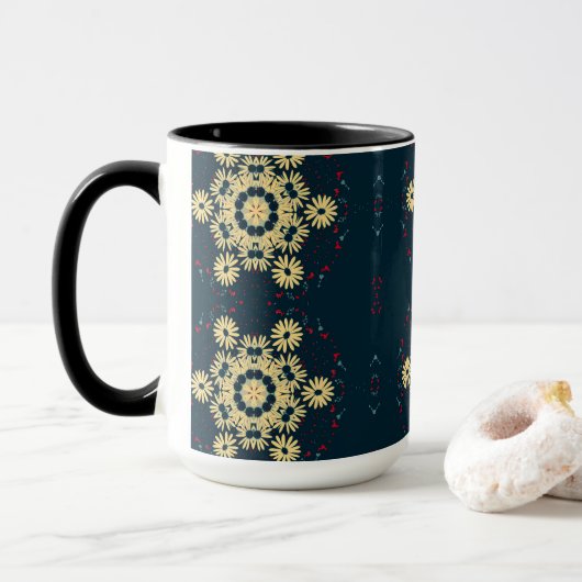 Daisy Dromen Mandala Mok (Met donut)