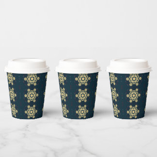Daisy Dromen Mandala Papieren Bekers