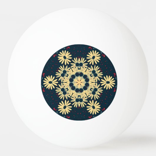 Daisy Dromen Mandala Pingpongbal (Voorkant)