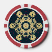 Daisy Dromen Mandala Poker Chips (Voorkant)