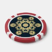 Daisy Dromen Mandala Poker Chips (Enkel)