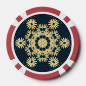 Daisy Dromen Mandala Poker Chips (Achterkant)
