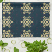 Daisy Dromen Mandala Theedoek (Gevouwen)