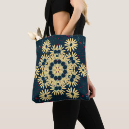 Daisy Dromen Mandala Tote Bag