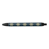 Daisy Dromen Mandala Zwarte Inkt Pen (Voorkant)