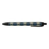 Daisy Dromen Mandala Zwarte Inkt Pen (Bodem)