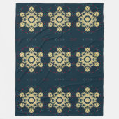Daisy Droom Mandala Fleece Deken (Voorkant)