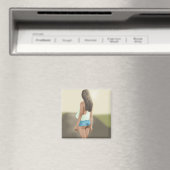 DAISY DUKES GIRL ART MAGNET (Insitu (Vaatwasser))