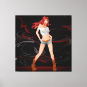 Daisy Dukes Model Wrapped Canvas (Voorkant)
