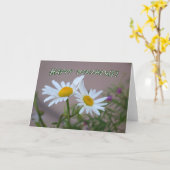 Daisy Duo Birthday Card - spatie binnen Kaart (Gele Bloem)