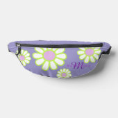 Daisy Eenvoudig Monogram Paars Heuptasje (Liggend)