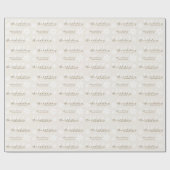 Daisy eerste verjaardag themafeest cadeaupapier (Vlak)