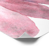 Daisy Elegant Welcome - baby shower party Poster (Hoek)