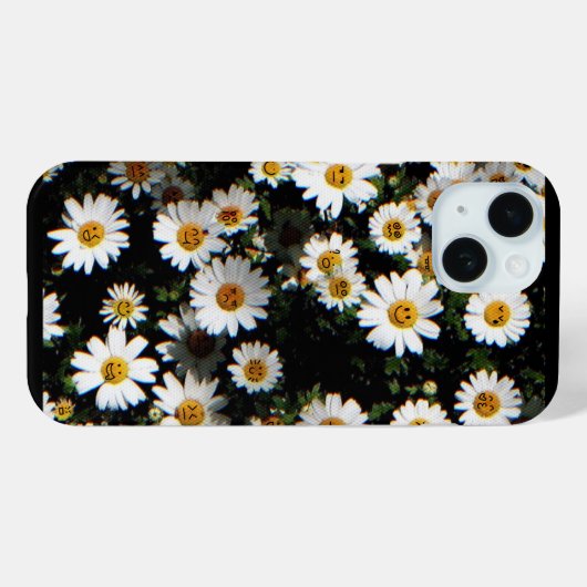 Daisy Emoji Faces Case-Mate iPhone Case (Achterkant (horizontaal))