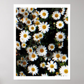 Daisy Emoji Faces Poster