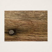 Daisy en Barn Wood Country Wedding Charity Favor Visitekaartjes (Achterkant)