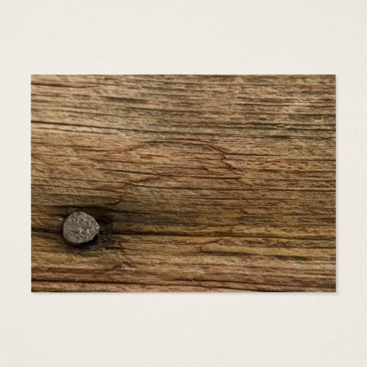 Daisy en Barn Wood Country Wedding Charity Favor Visitekaartjes (Achterkant)