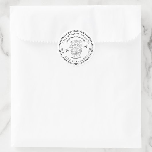 Daisy en Bee Honeycomb Honey White Label (Tas)