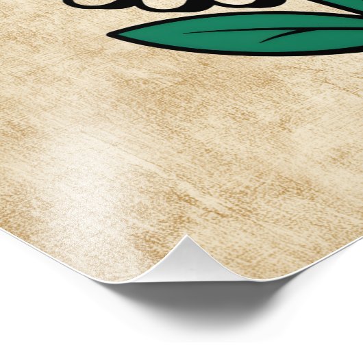 Daisy en Bird Design Foto Afdruk (Hoek)