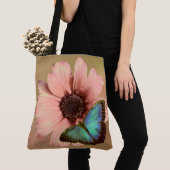 Daisy en Butterfly Tote Bag (Dichtbij)