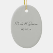 Daisy en Diamond Rings zullen mijn Bridesmaid zijn Keramisch Ornament (Achterkant)