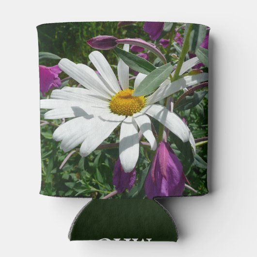 Daisy en Fireweed Wildflower Blikjeskoeler (Achterkant)