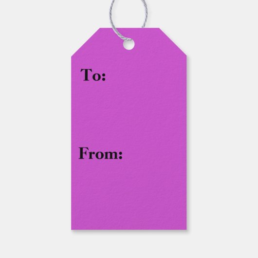 Daisy en Fireweed Wildflower Cadeaulabel (Achterkant)