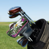 Daisy en Fireweed Wildflower Golfheadcover (Insitu)