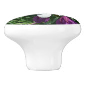 Daisy en Fireweed Wildflower Keramische Knop (Zijkant)
