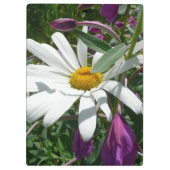 Daisy en Fireweed Wildflower Klembord (Achterkant)