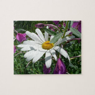 Daisy en Fireweed Wildflower Legpuzzel