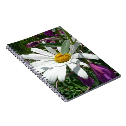 Daisy en Fireweed Wildflower Notitieboek (Rechterzijde)