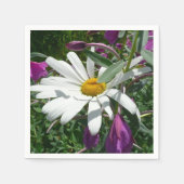 Daisy en Fireweed Wildflower Servetten (Voorkant)